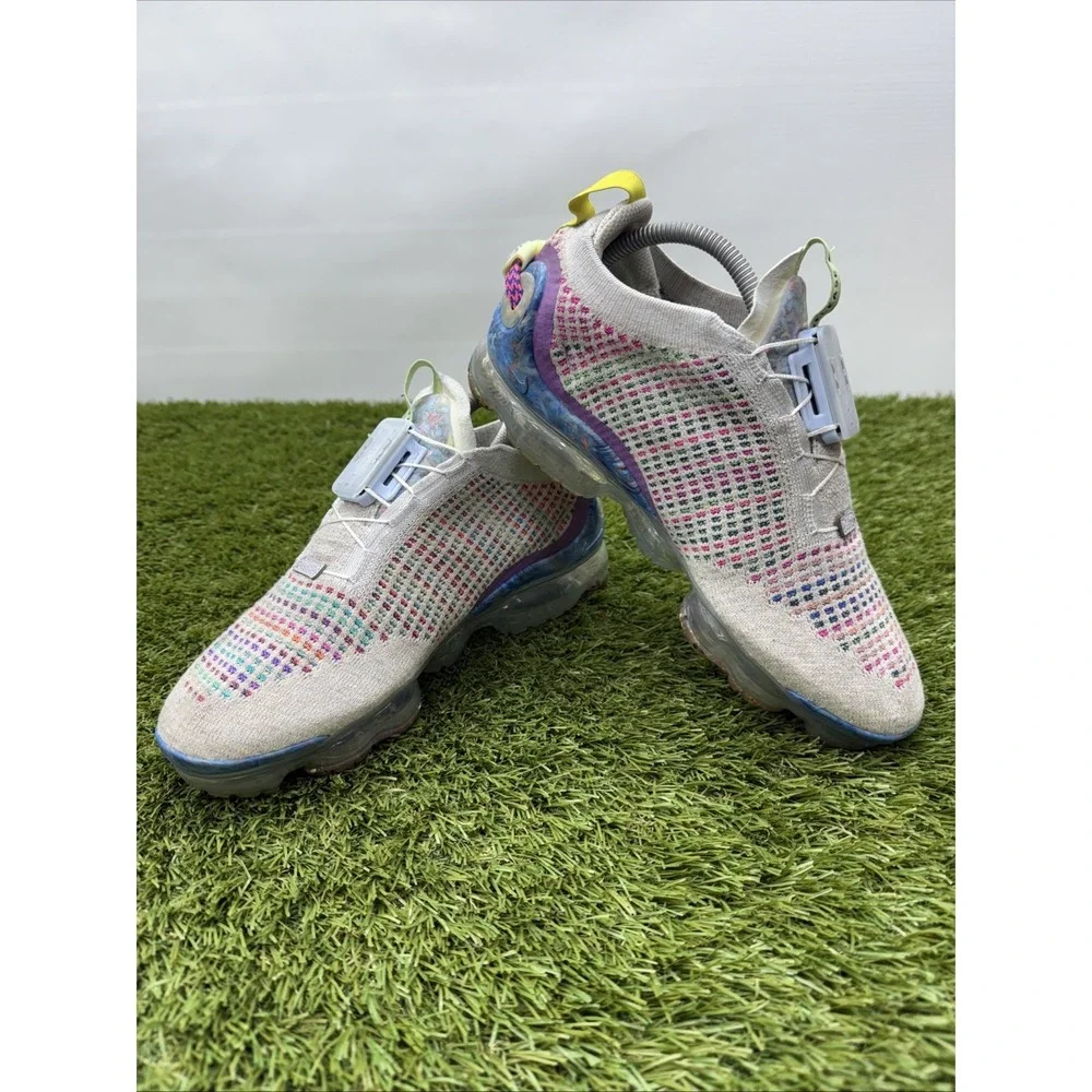 Nike Air VaporMax 2020 Flyknit Shoes Men's Size 9 Multicolor CJ6741-001 running